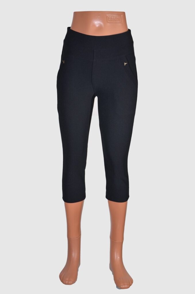 Zwarte 3/4 broeklegging BL216