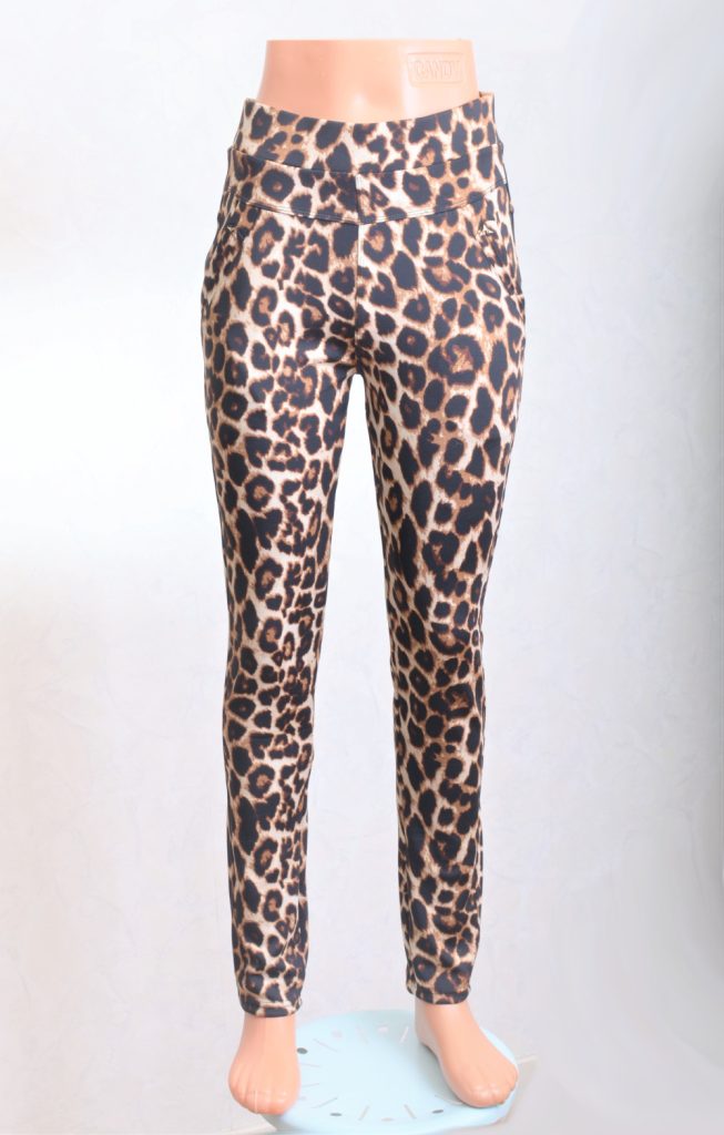 Bruine leopard broeklegging BL237