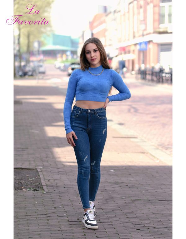 Blauwe jeans