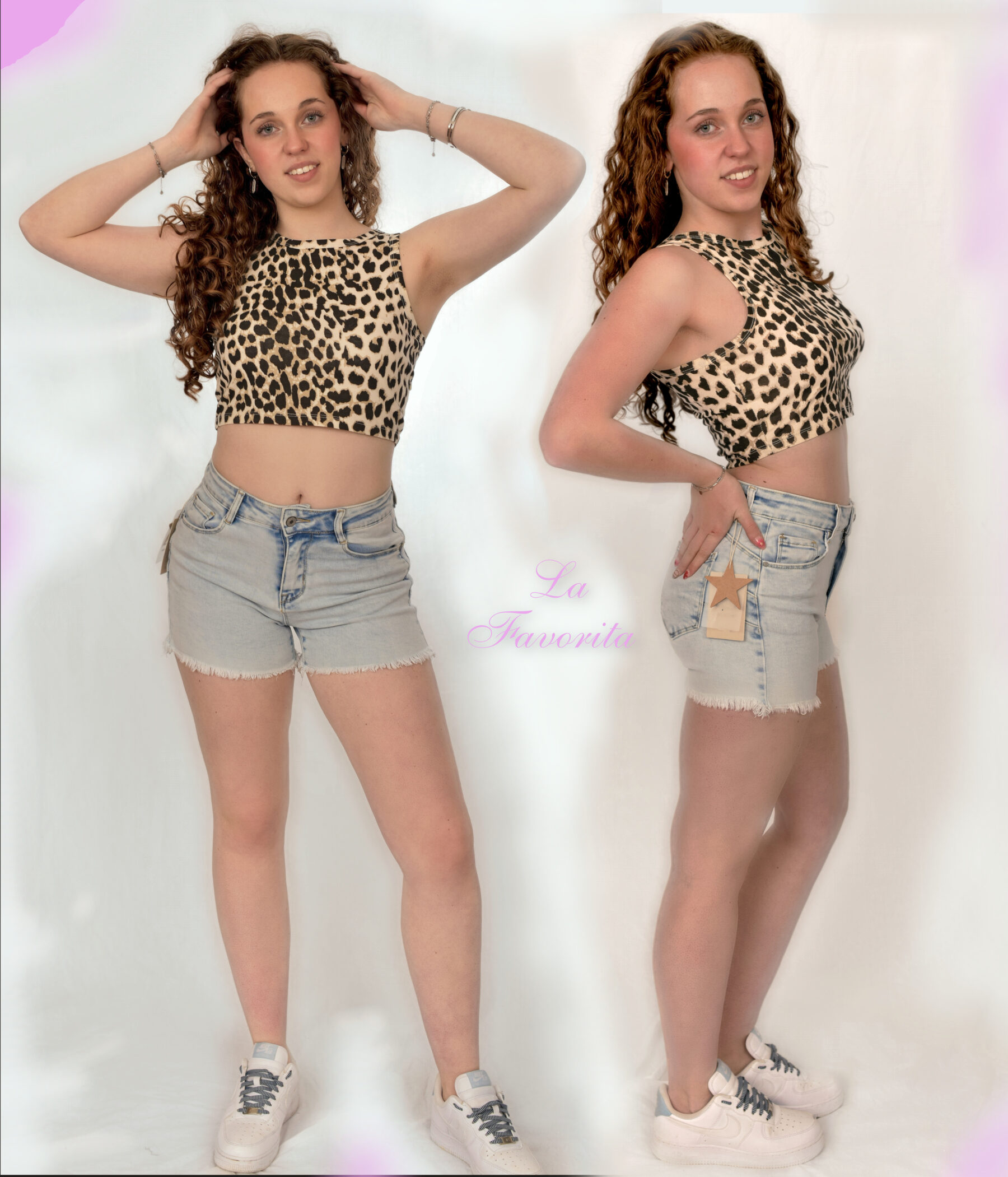 Shorts blue, jeans